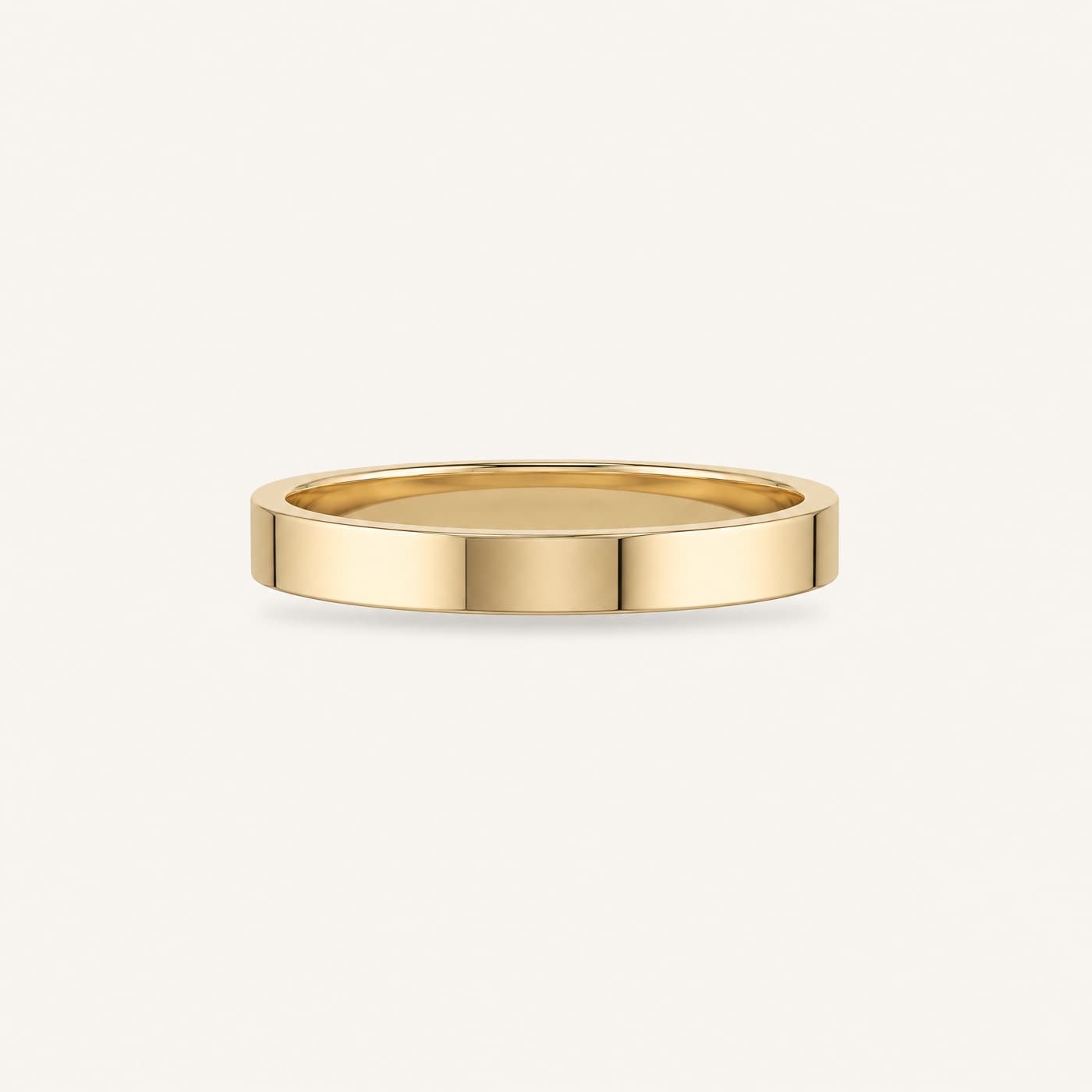 Flat Band 3 mm — 18ct
