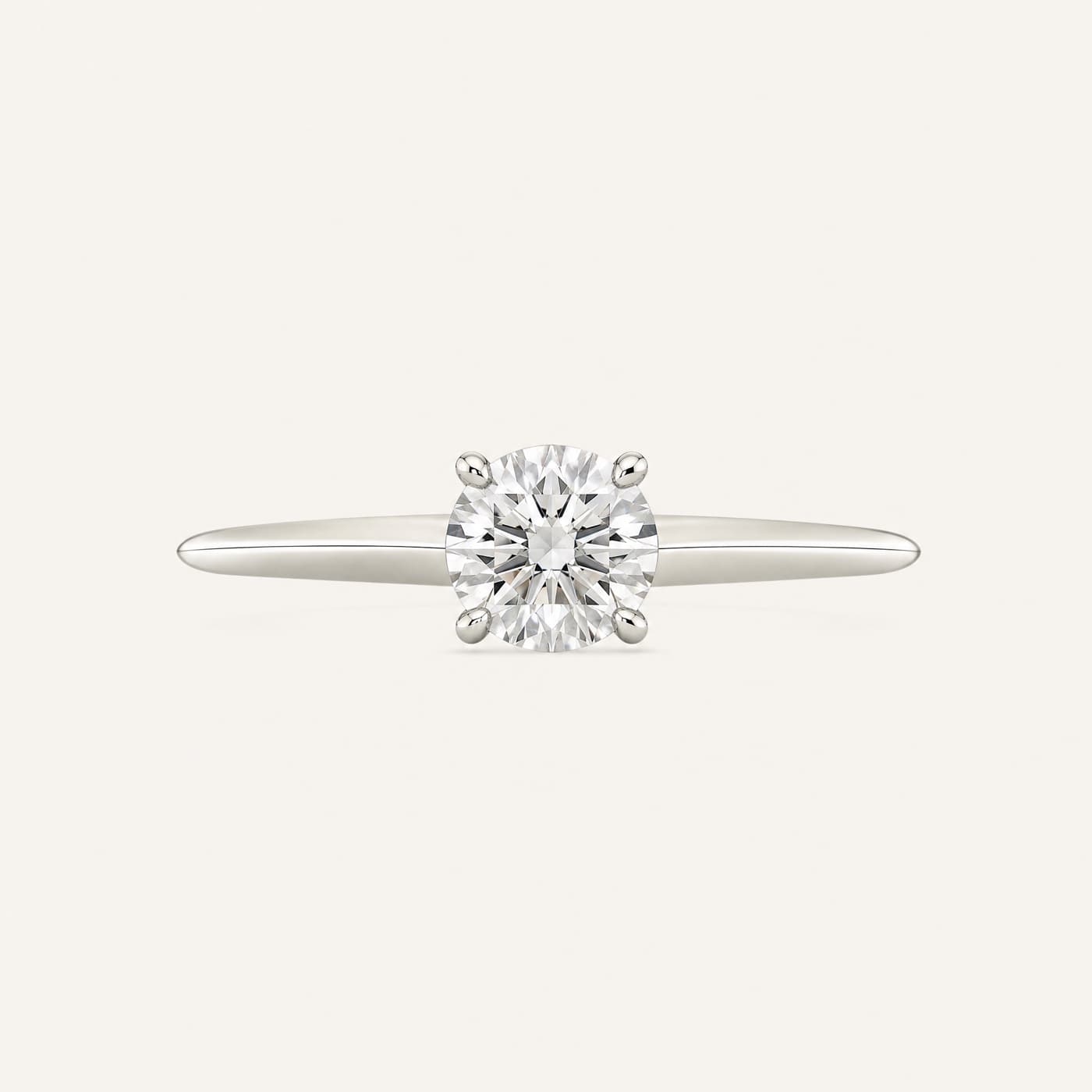 Four-Claw Solitaire 0.70 ct — Natural